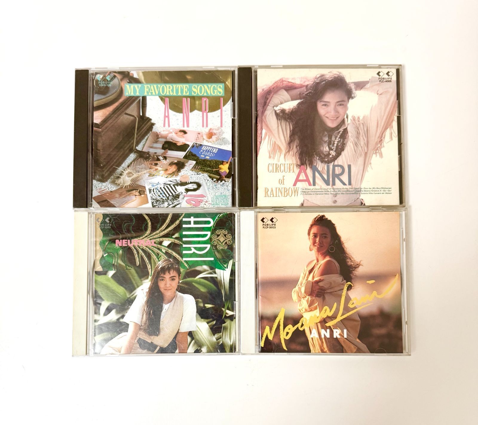 ANRI CD Set of 4 City Pop Albums Best Songs MY FAVORITE SONGS Circuit of RAIN Ja
