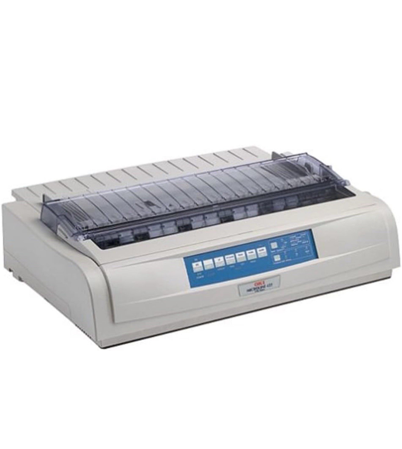 RE_NEWED Oki MICROLINE 420 Workgroup W/ Ethernet Network Card Dot Matrix Printer