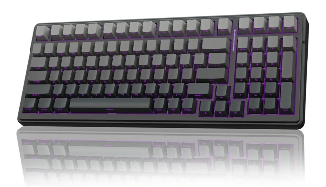 brand new Aula F99Pro Black + Gradient Grey Mechanical Keyboard Wireless