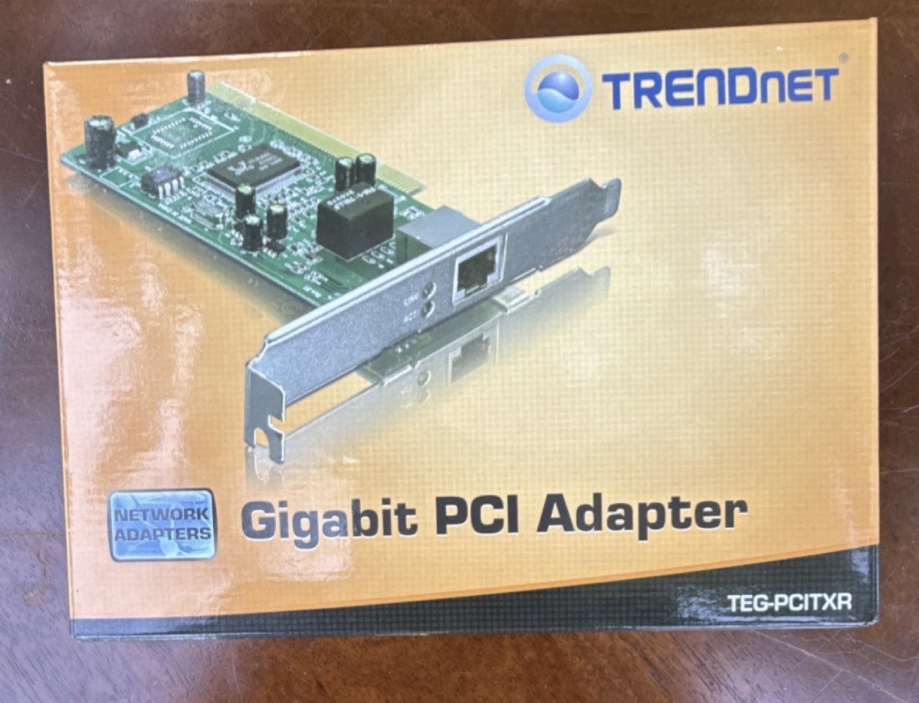 TRENDnet Gigabit PCI Adapter TEG-PCITXR 1 Gbps Ethernet (RJ-45) PCI Card