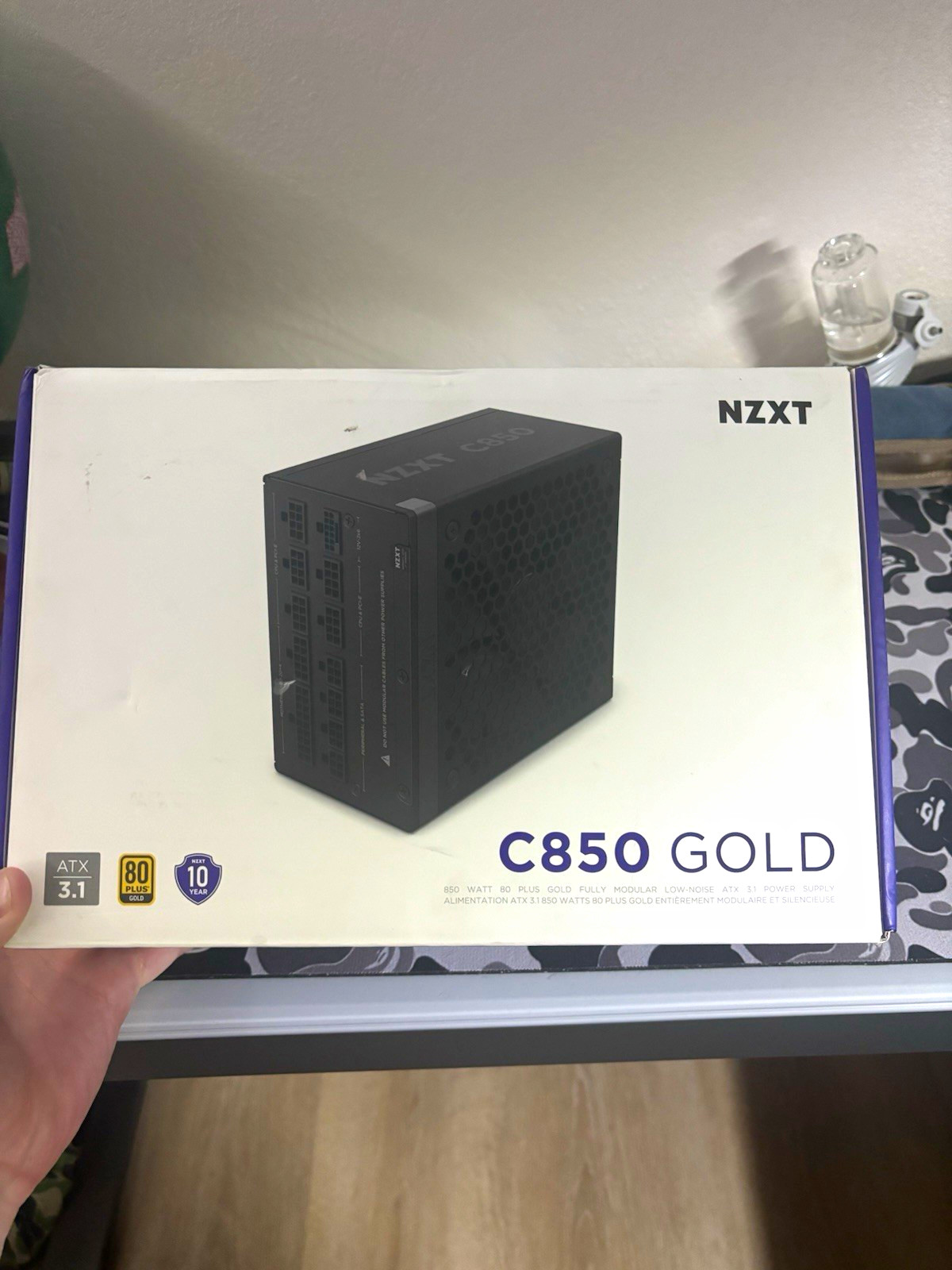 NZXT C850 Gold 850W ATX 80+ Gold Fully Modular PSU 12V-2x6 PA-8G2BB-US