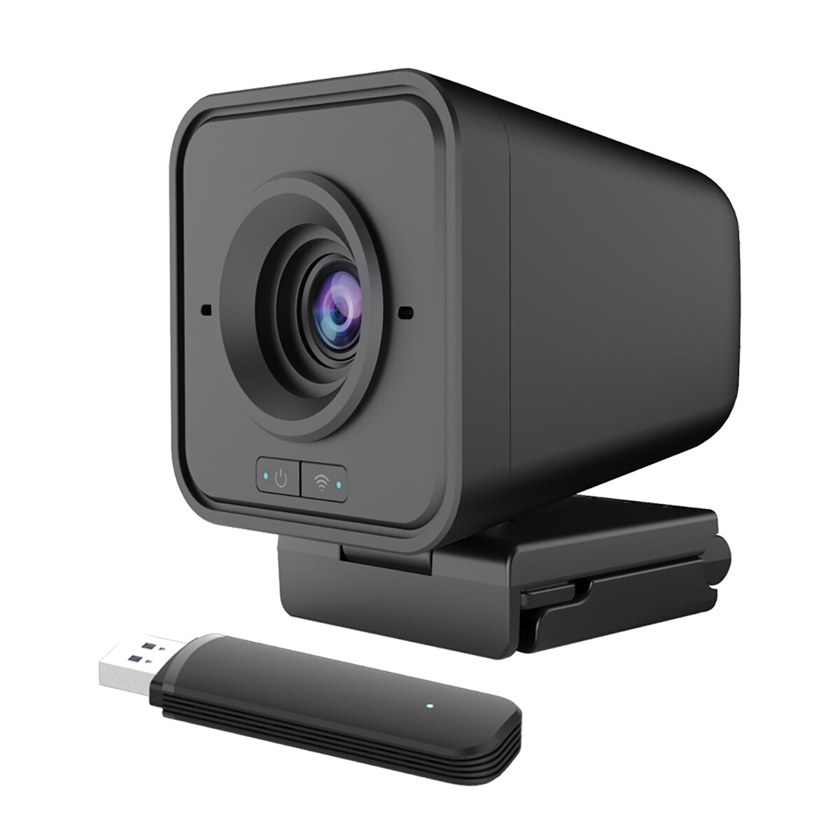 TOALLIN Wireless 1080P FHD Webcam Noise-cancelling Built-in microphone for PC 