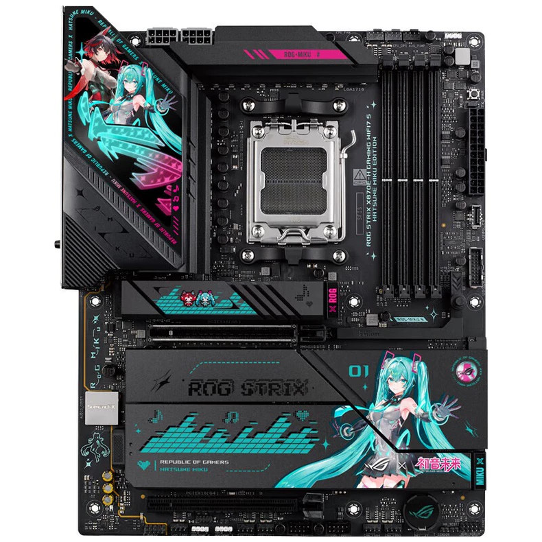 1PCS ROG X870E Hatsune Miku Edition Motherboard DDR5 AM5 ATX for Gaming PC