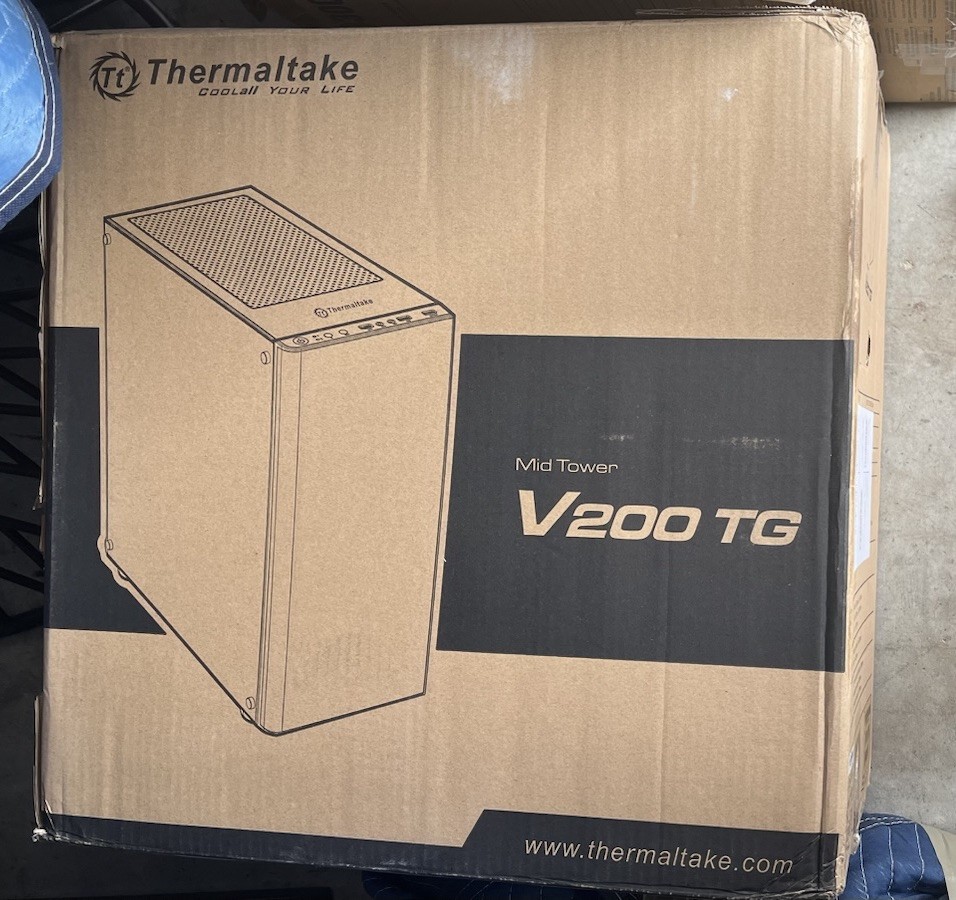 ThermalTake V200 TG Black ATX Windowed USB 3.0 Desktop Computer Case