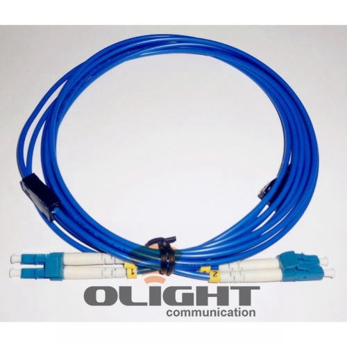 500M Armored Cable Fiber Patch Cord LC to LC SM 9/125 Duplex
