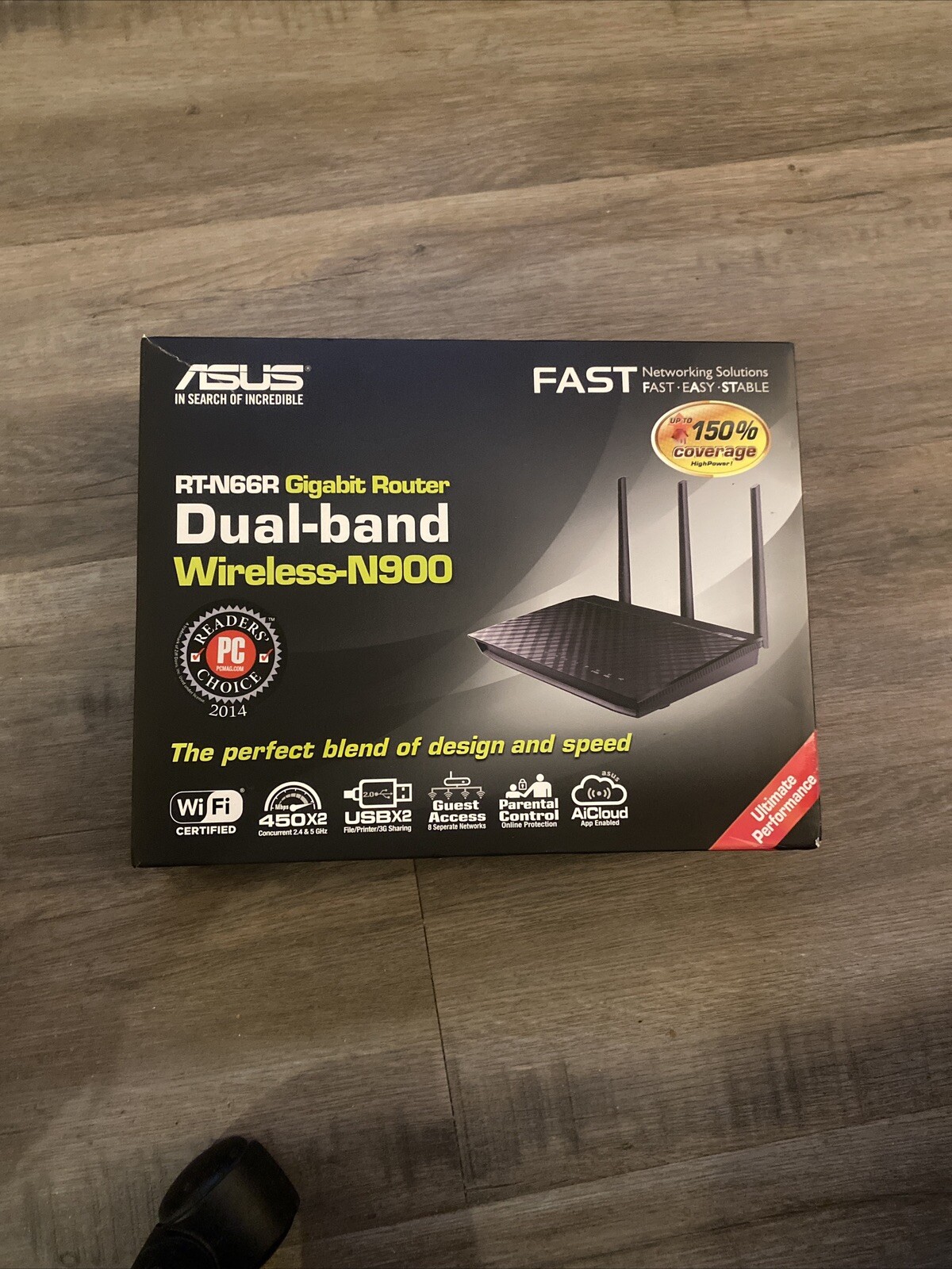 ASUS N900 WiFi Router (RT-N66U) - Dual Band Gigabit Wireless Internet Router, 4