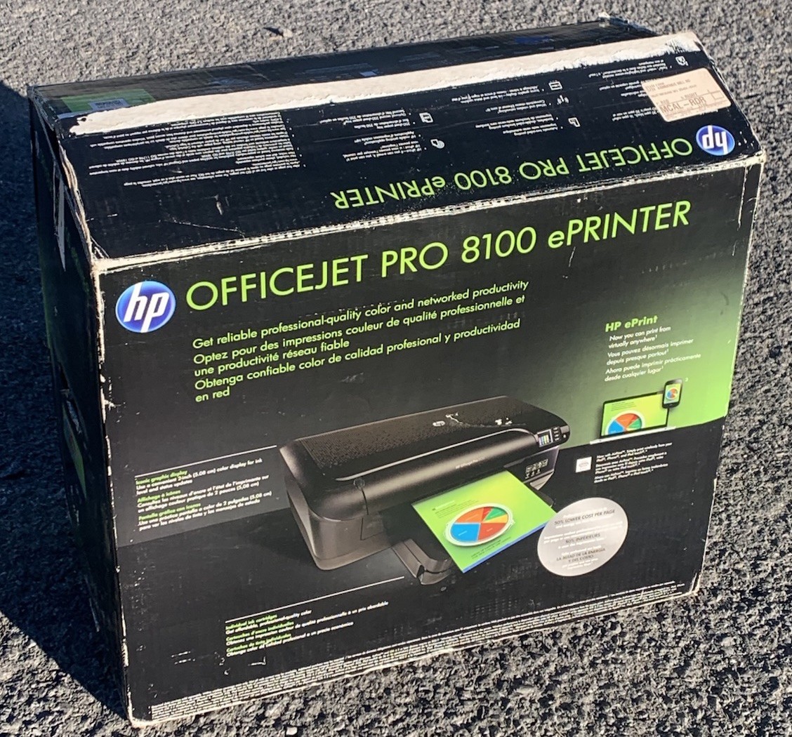 Brand New HP Officejet Pro 8100 Wireless Duplex Inkjet Printer *READ DESCRIPTION
