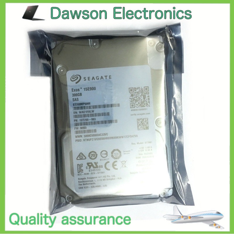 SEAGATE Exos 15E900 300GB SAS ST300MP0006 12Gb/s 15K 2.5'' SAS Hard Drive New