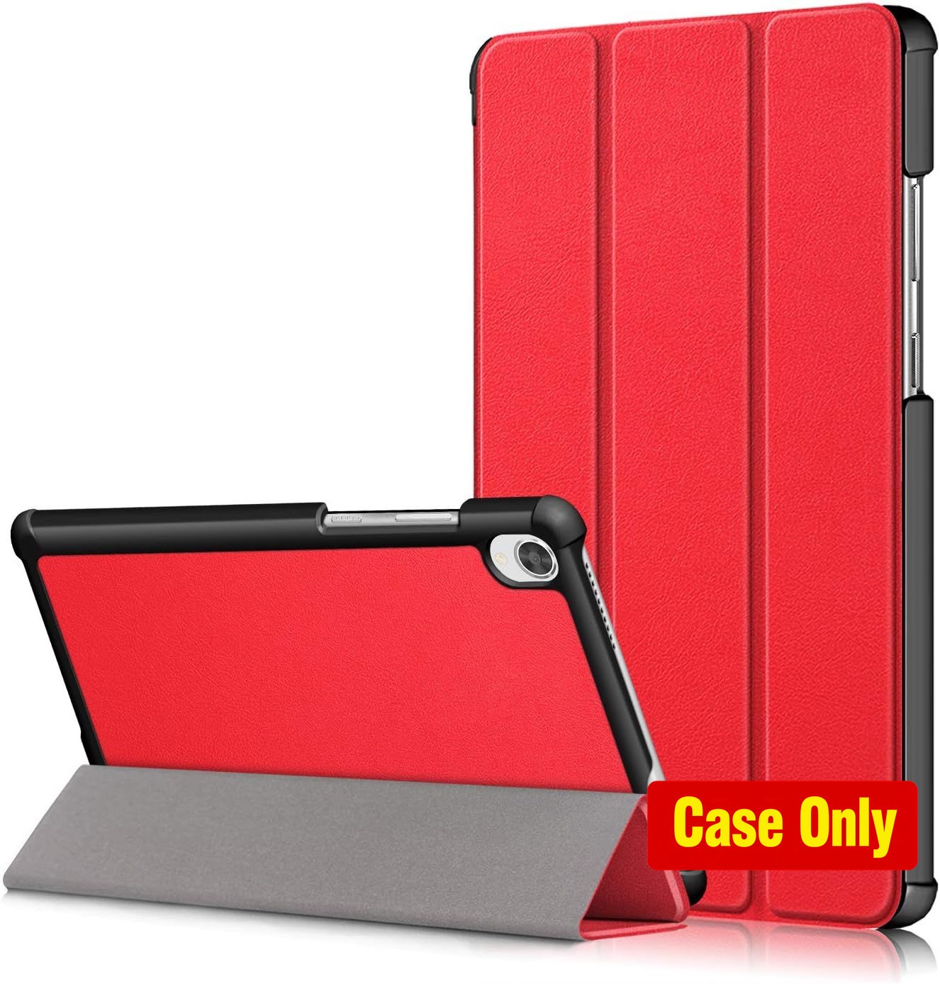 Slim Lightweight Trifold Stand Case Cover for Lenovo Tab M8 8.0'' - Red