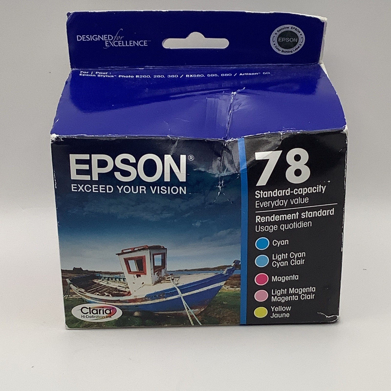 Epson Claria 78 Ink Cartridge Cyan/Light Cyan/Magenta/Light Magenta/Yellow