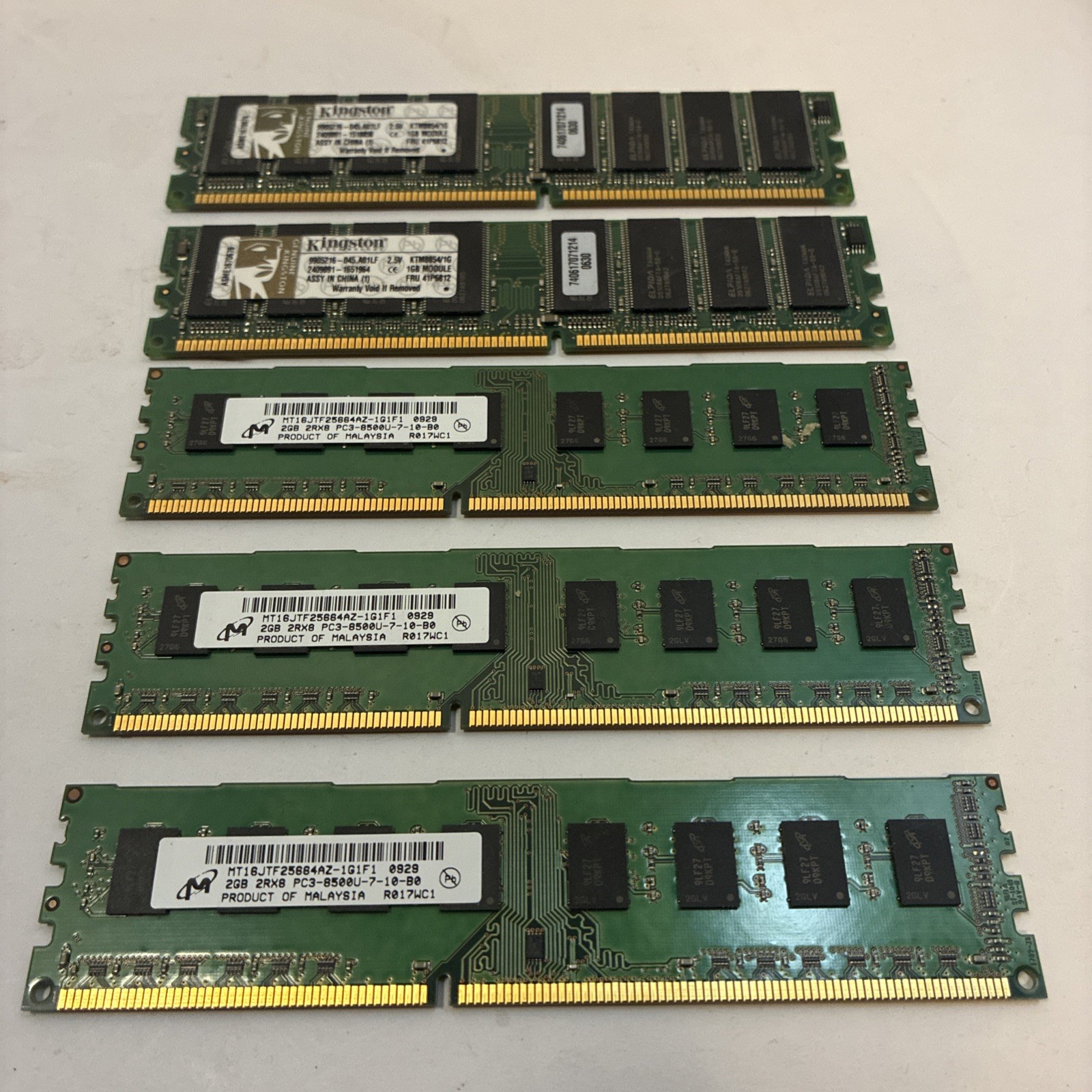 8gigs Of Mixed DESKTOP RAM DDR3