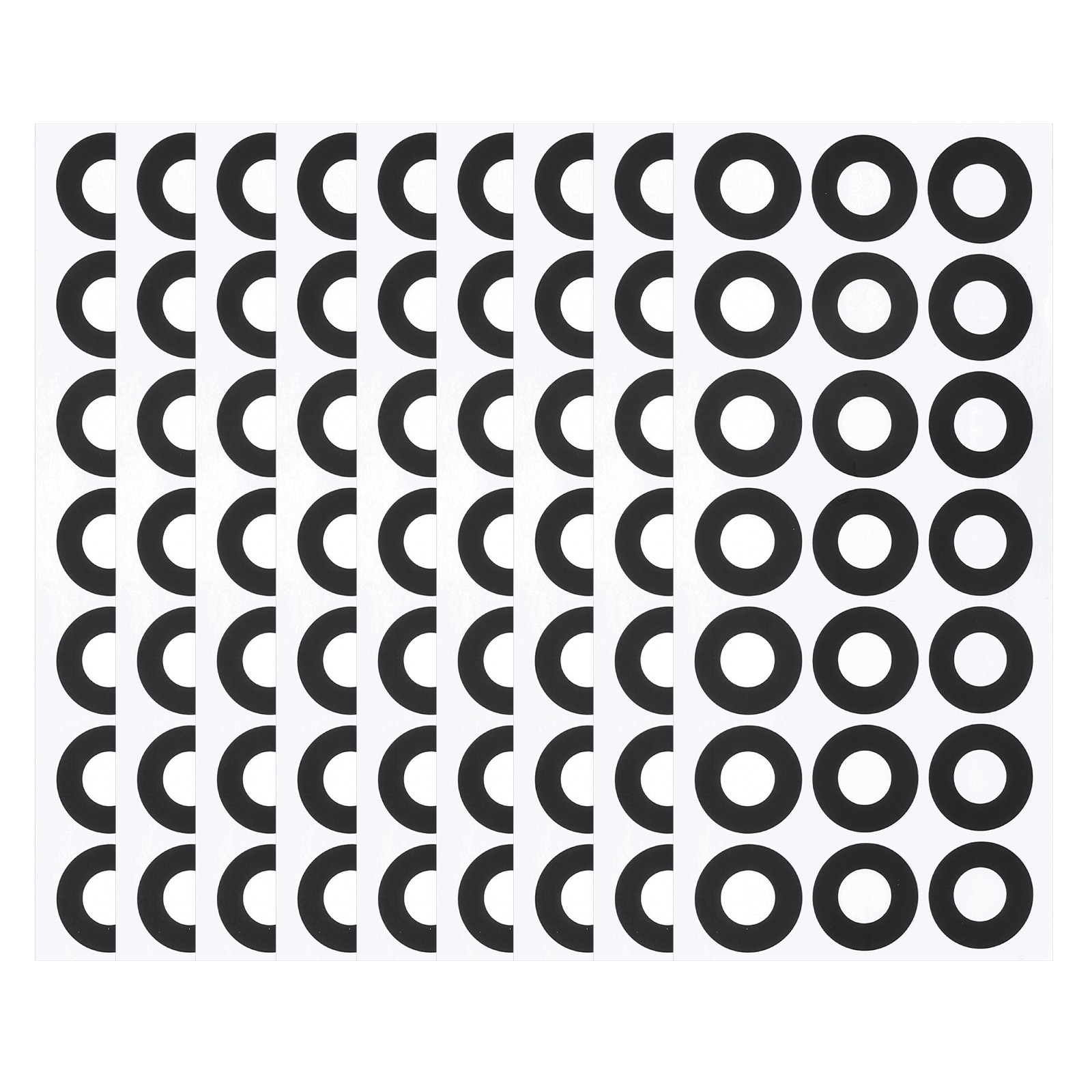 200Pcs Inner 8mm Outer 16mm Diffusion Reflective 3D Scanning Dots