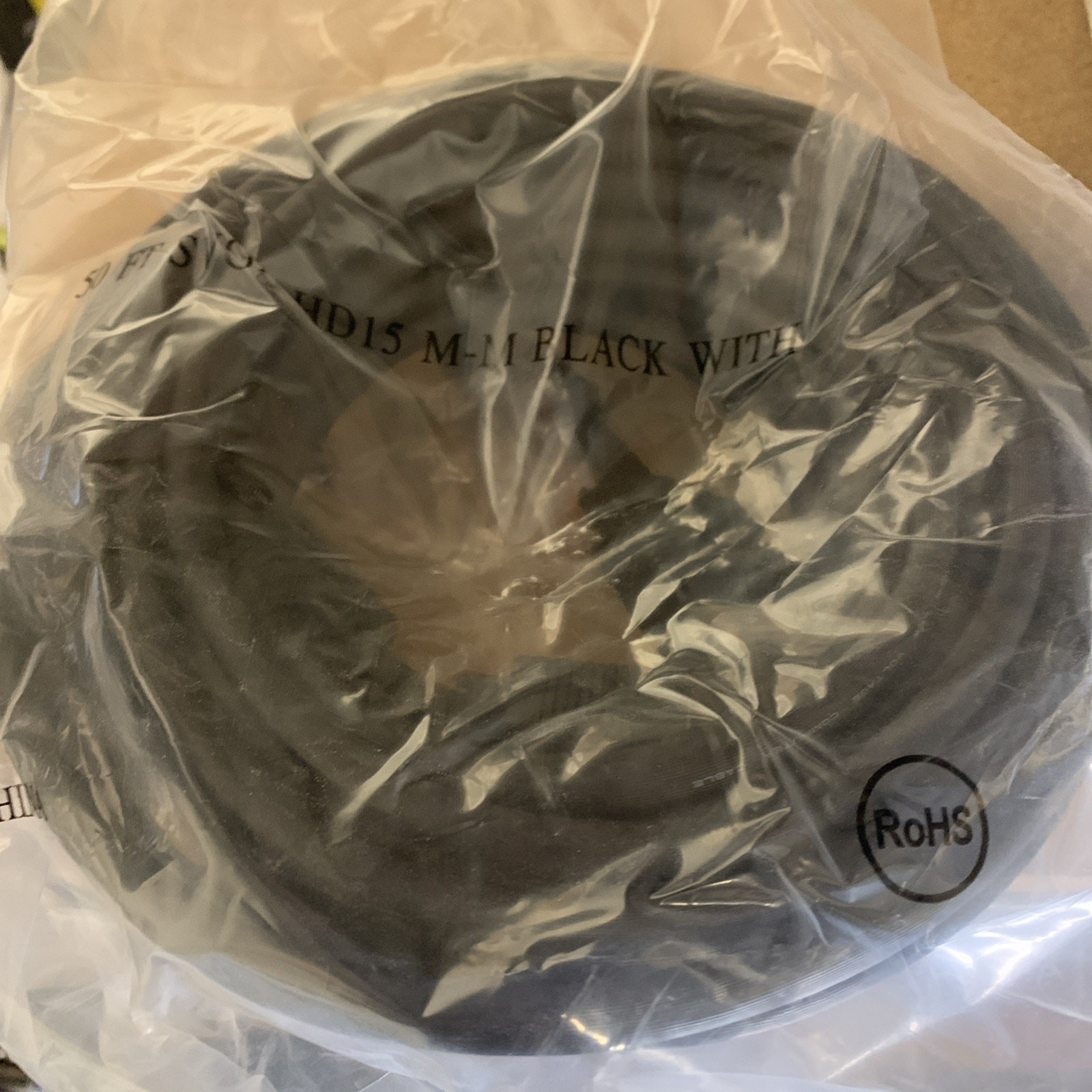 Lot of 11 Male VGA to Male VGA 50FT Cables 15 Pin Cables - NEW *FAST SHIPPING*