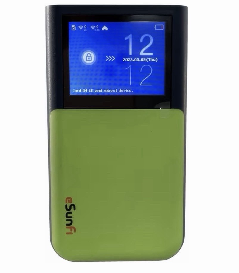 eSunFi SHFiEL62 5G eSim Mobile Hotspot Router Portable WiFi Router, with Sim ...