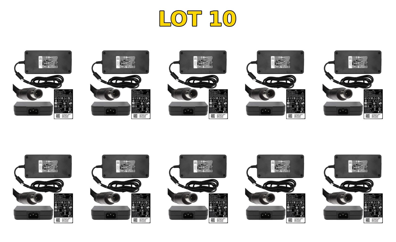 LOT 10 Genuine Dell 240W Adapter Latitude E5440 E5450 E5540 E5550 GA240PE1-00