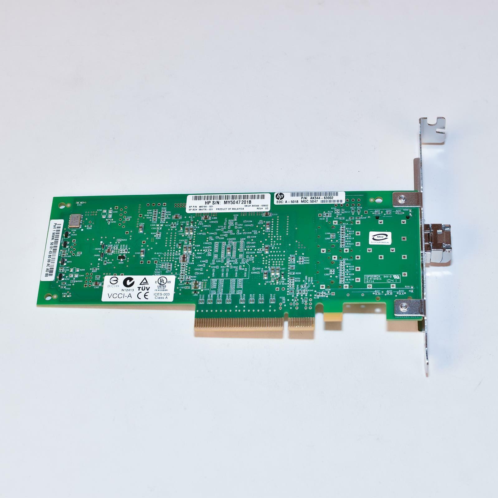  HP AK344-63002 HP 81Q 8Gb/s Single Port FC PCI-e x8 HBA 489190-001 QLE2560-HP