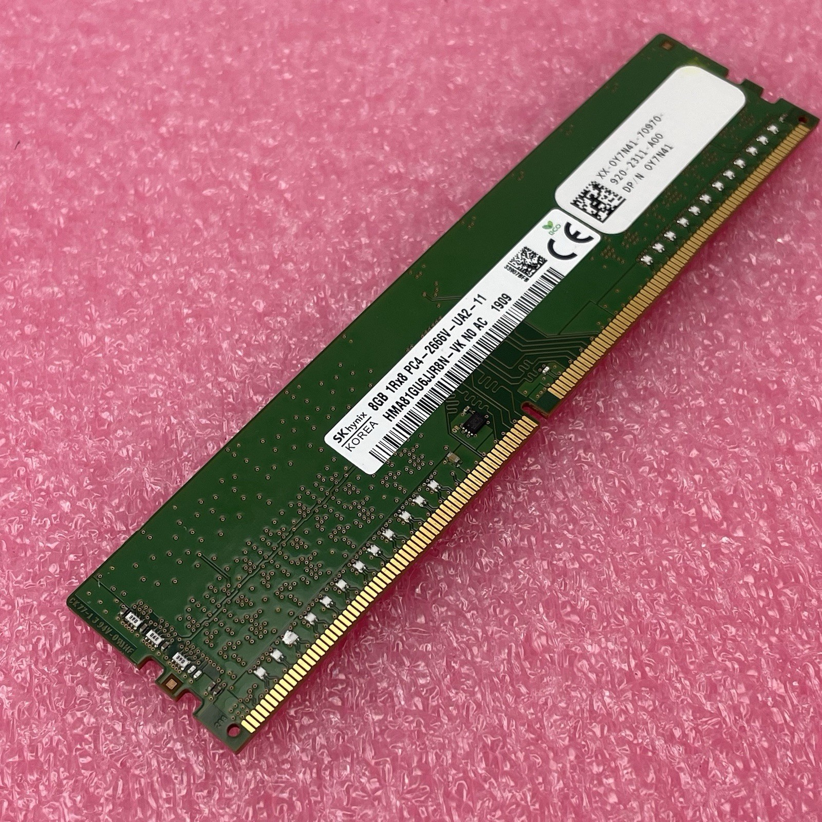 SK Hynix UDIMM 8GB (1x8GB) RAM DDR4 2666MHz HMA81GU6JJR8N
