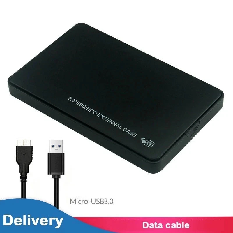 USB 3.0 2TB SATA SSD External Hard Drive Portable Desktop Mobile Hard Disk Case