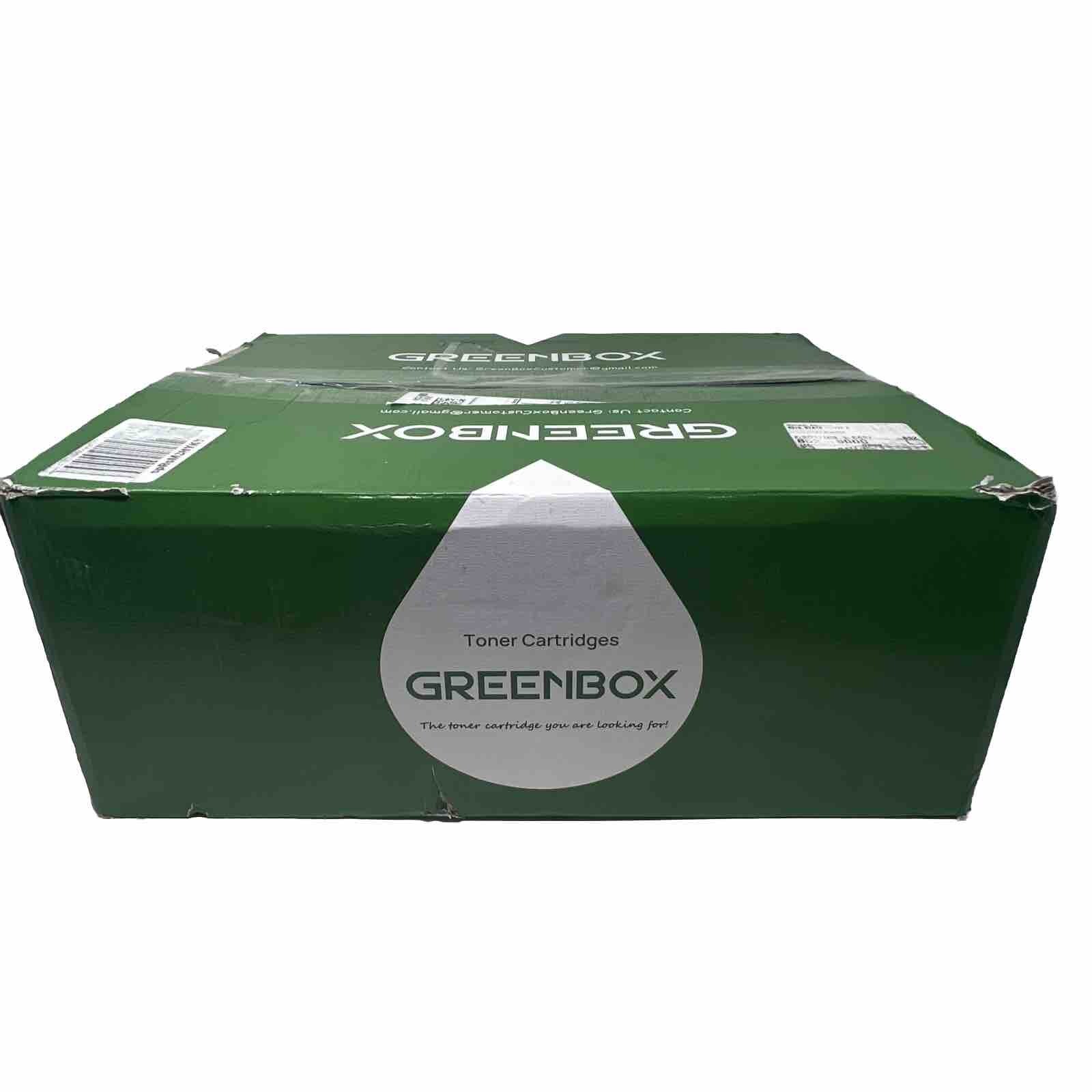 4Pk GREENBOX 652A BCYM Compatible for HP LaserJet M651dn M651n Toner Cartridge