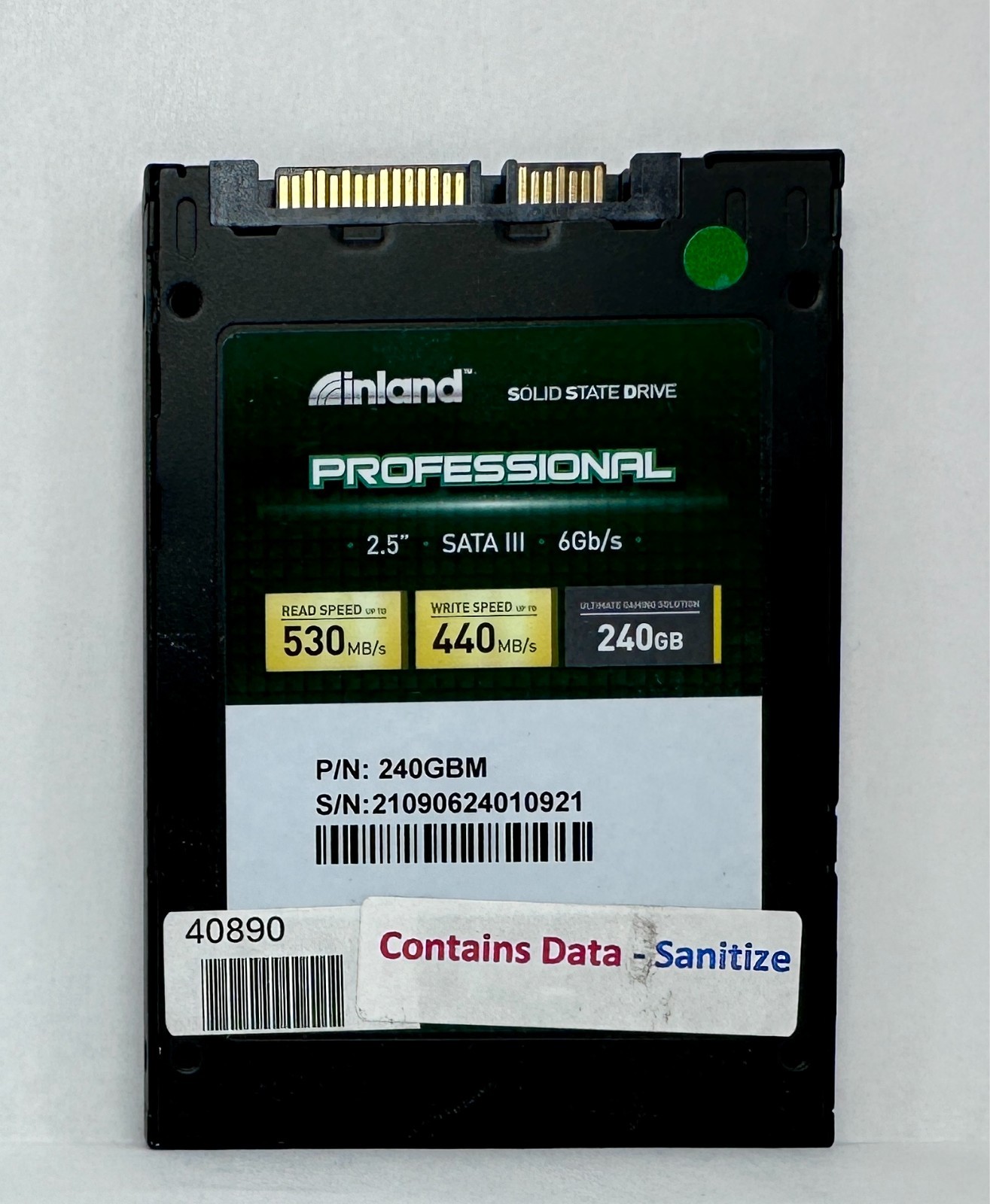 Inland Products 240GBM 240 GB SATA III 2.5 in Solid State Drive
