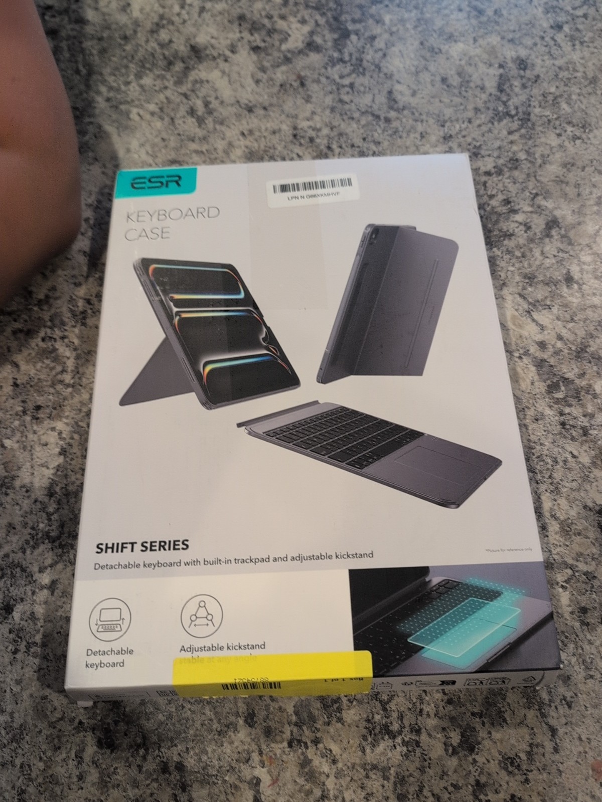 ESR iPad Pro 13" Magic Keyboard Case (M5/M4 2025/2024), Shift Series, Dark Gray 