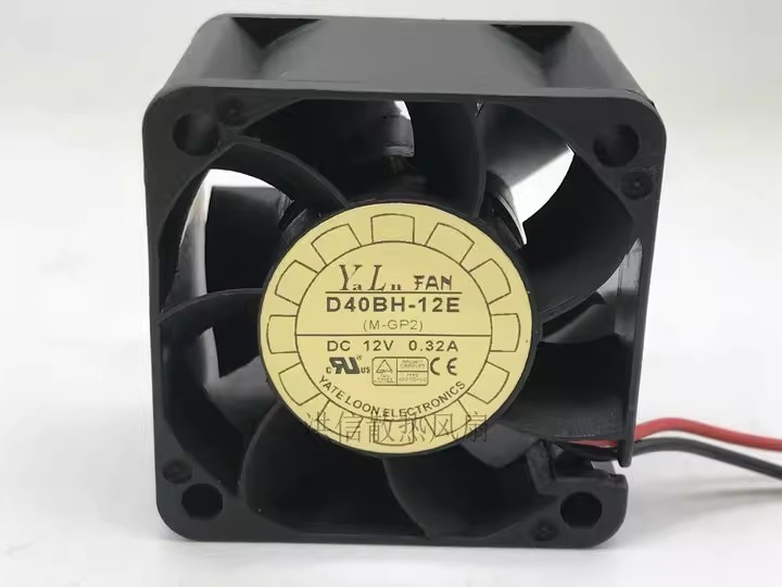 1PCS Y.L.FAN D40BH-12E DC12V 0.32A 4CM 4028 40x28MM Fan