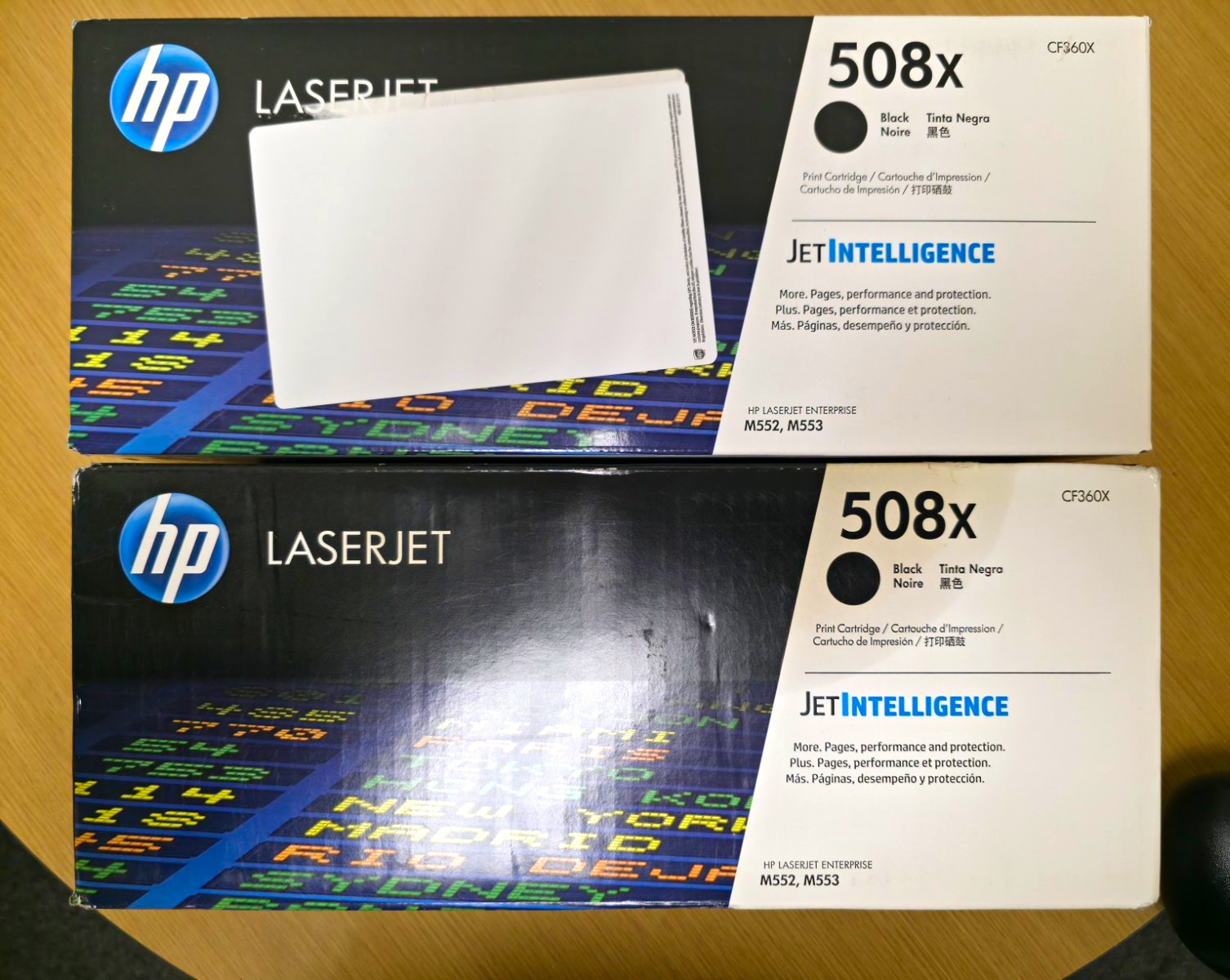 HP Genuine 508X CF360X Black Toner Cartridge for LaserJet Enterprise M552 M553