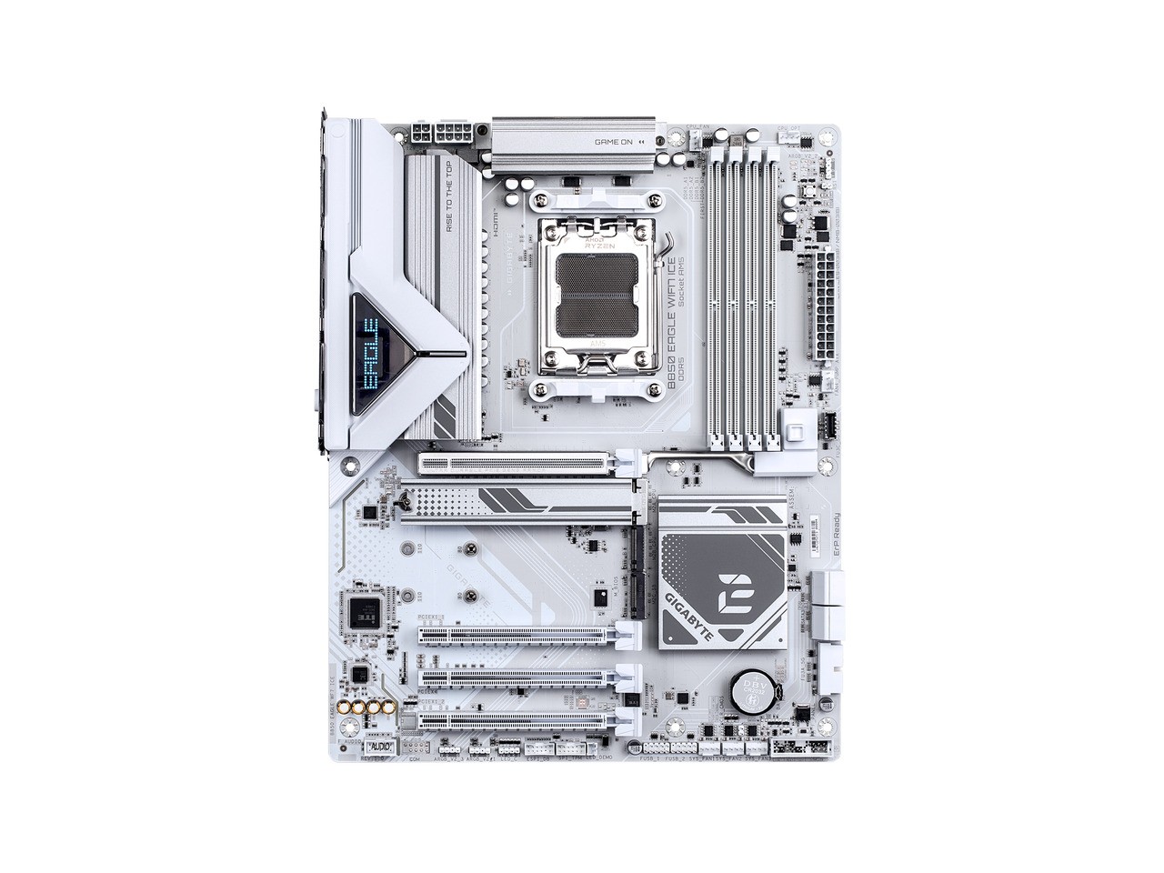 GIGABYTE B850 EAGLE WIFI7 ICE AMD AM5 LGA 1718 Motherboard, ATX, DDR5, 3x M.2,