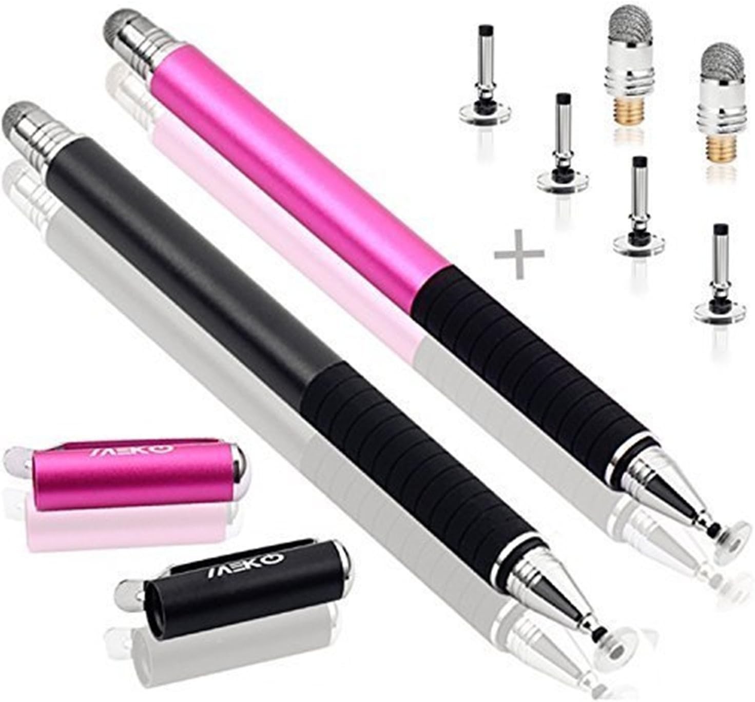 (2 Pcs)[2 in 1 Precision Series] Disc Stylus/Styli for All Touch Screen Devic...