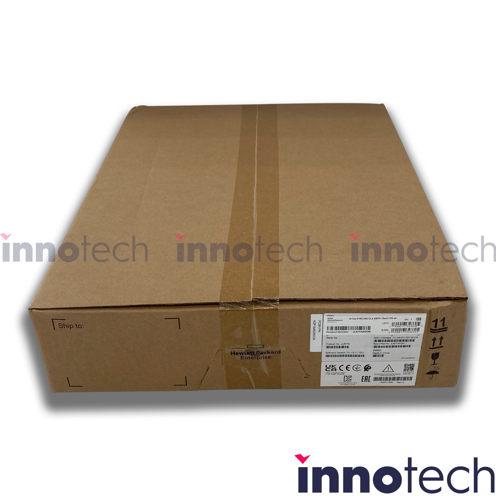 HP JL677A 6100 24G Class4 PoE 4SFP+ 370W Switch New Sealed 