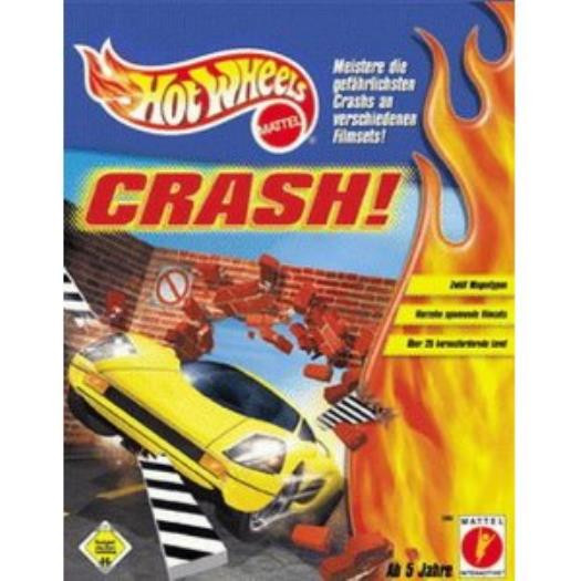 Hot Wheels Crash PC CD control mini toy race cars destruction track racing game