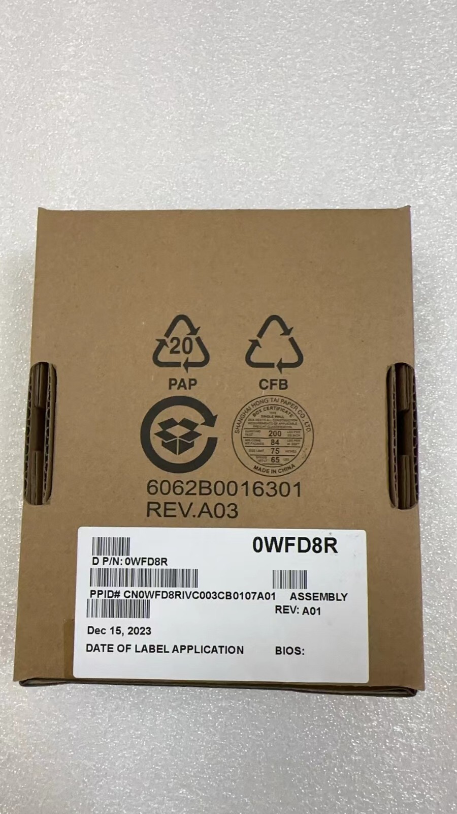 Brand New in box Genuine Dell R740  TPM TPM2.0 module WFD8R 0WFD8R