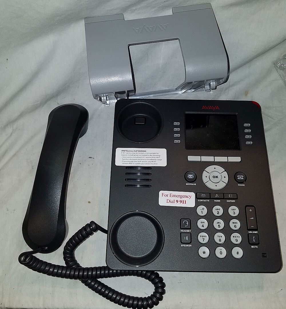 3x Avaya 9611G Gigabit IP Phone 9611D02B-1009 700480593 Office Phone w/ Box Used