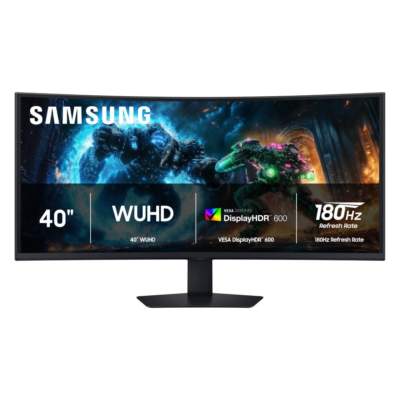 Samsung 40" Odyssey G7 G75 WUHD 180Hz 1ms Curved Gaming Monitor Black