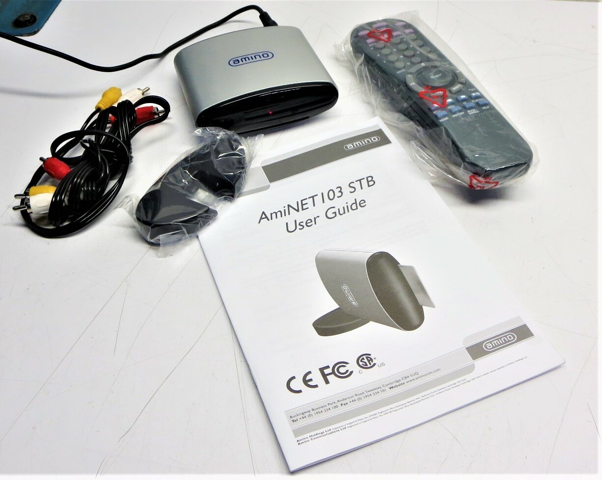AMINO COMMUNICATIONS AMINET103 SET TOP BOX - LOT OF THREE (3)