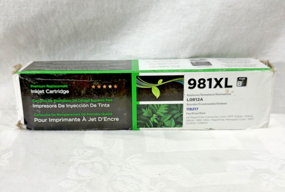 NEW HP 981X Black PageWide Cartridge (L0R12A) Warranty *FAST SHIPPING*