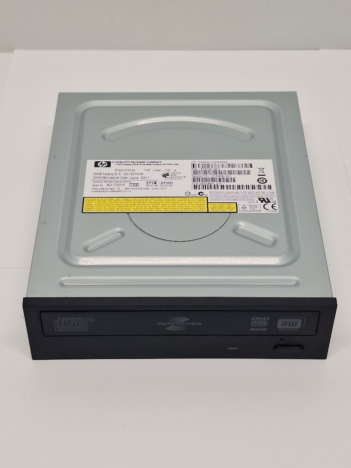 HP AD-7251H SATA DVD RW DL Lightscribe Optical Drive 615646-001 575781-501