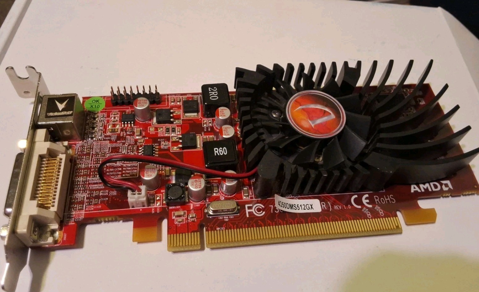 VisionTek 900308 AMD Radeon 4350 512MB SFF x1 PCIe DMS59 Graphics Video Card