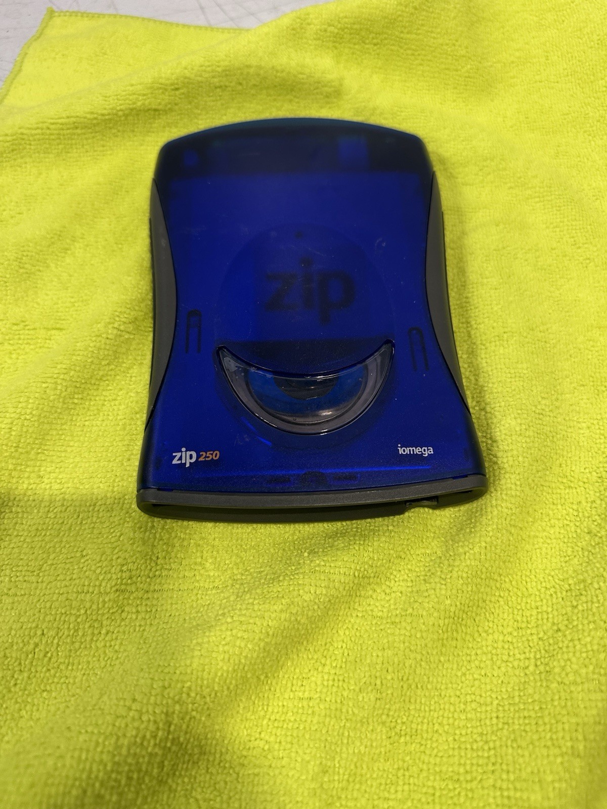 Iomega Zip 250 USB External Drive Model Z250USBPCM Tested Working Blue