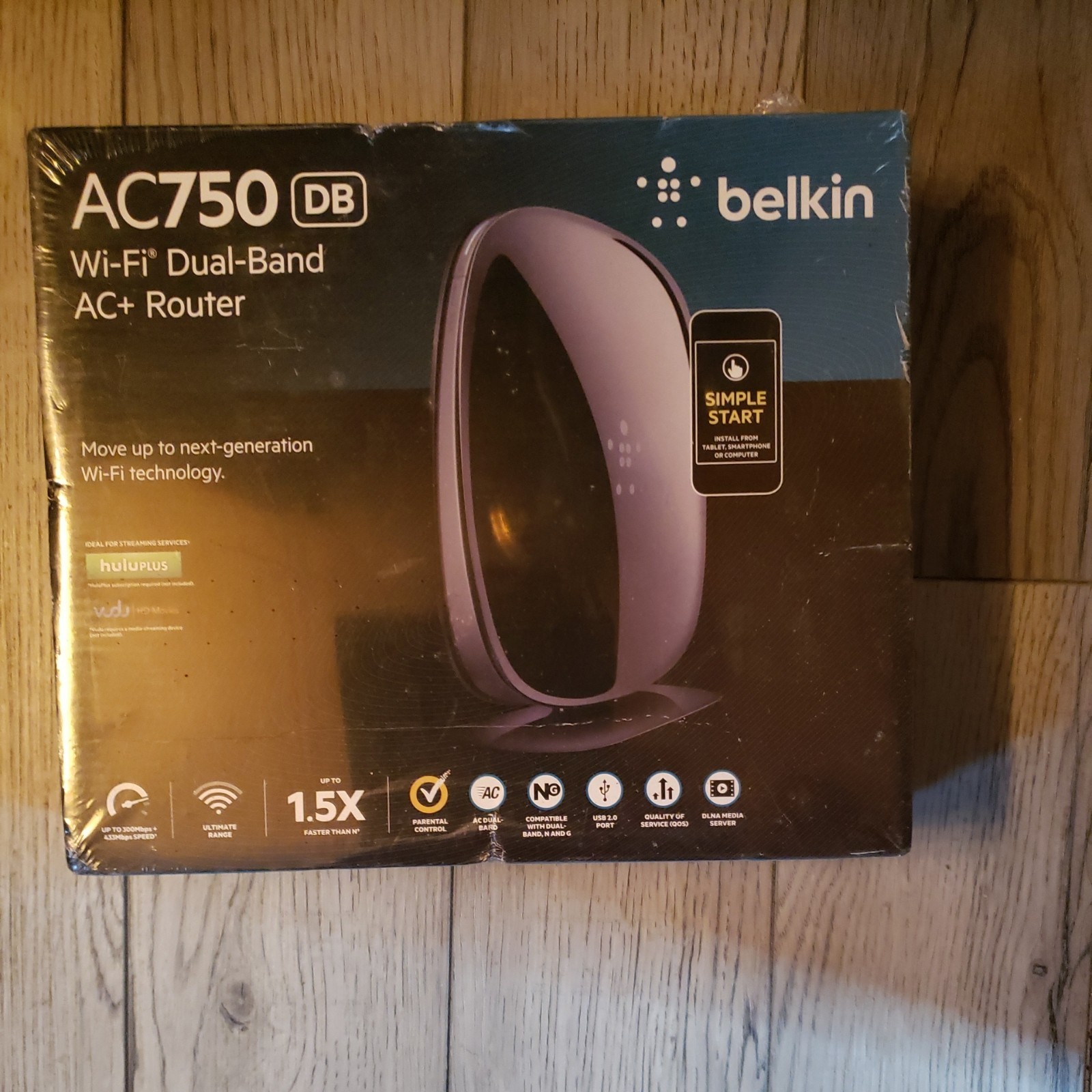  Belkin AC750 Dual-Band AC+ Router
