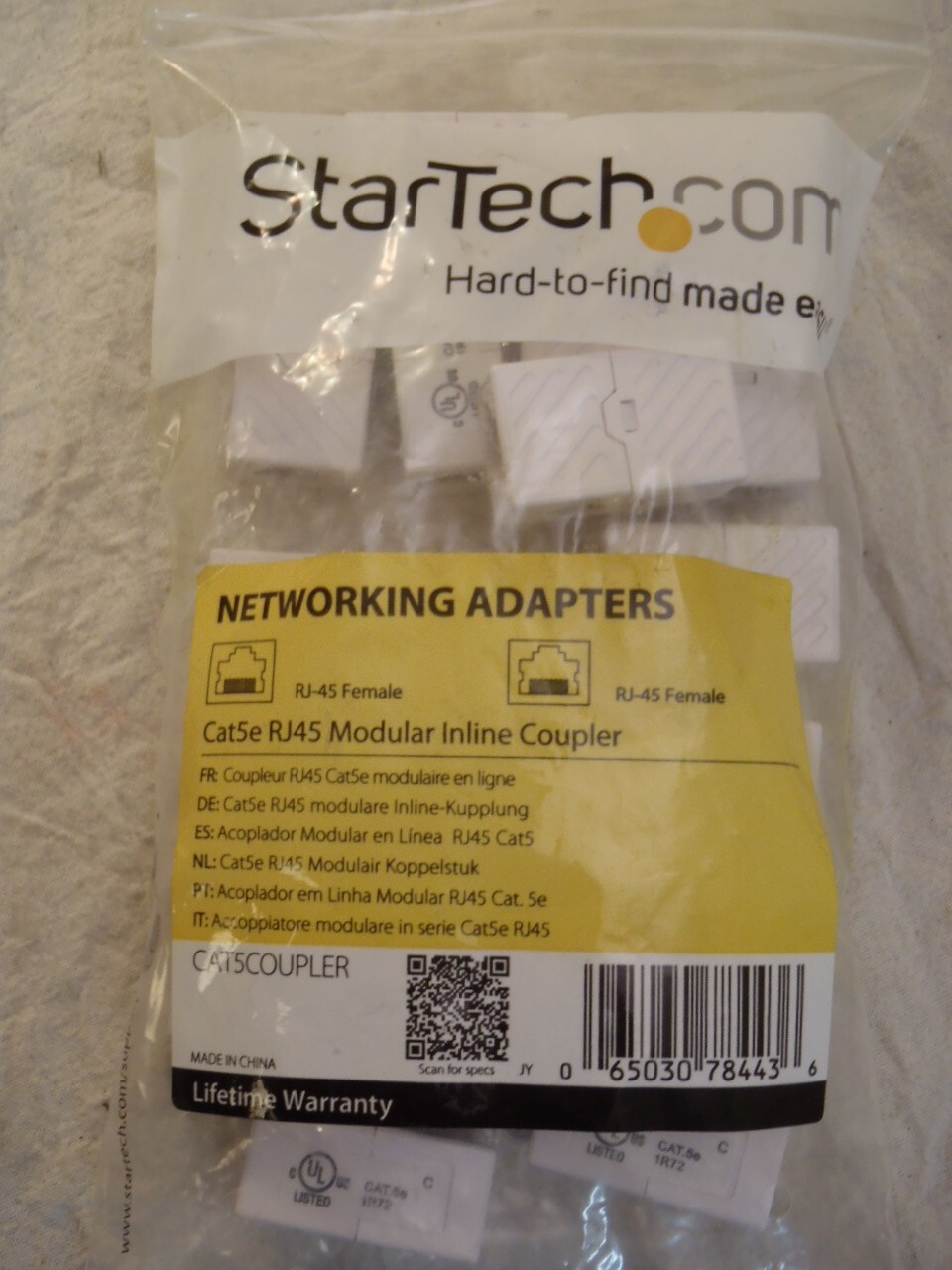 Cat5e RJ45 Modular Inline Coupler 18 pack