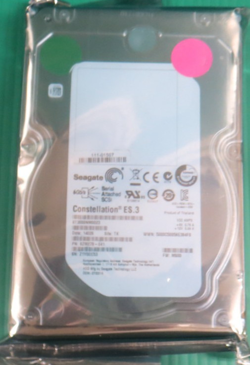 NetApp / Seagate 3TB / 128MB / SAS 7.2K / HDD / ST3000NM0023 / 111-01507/ Refurb