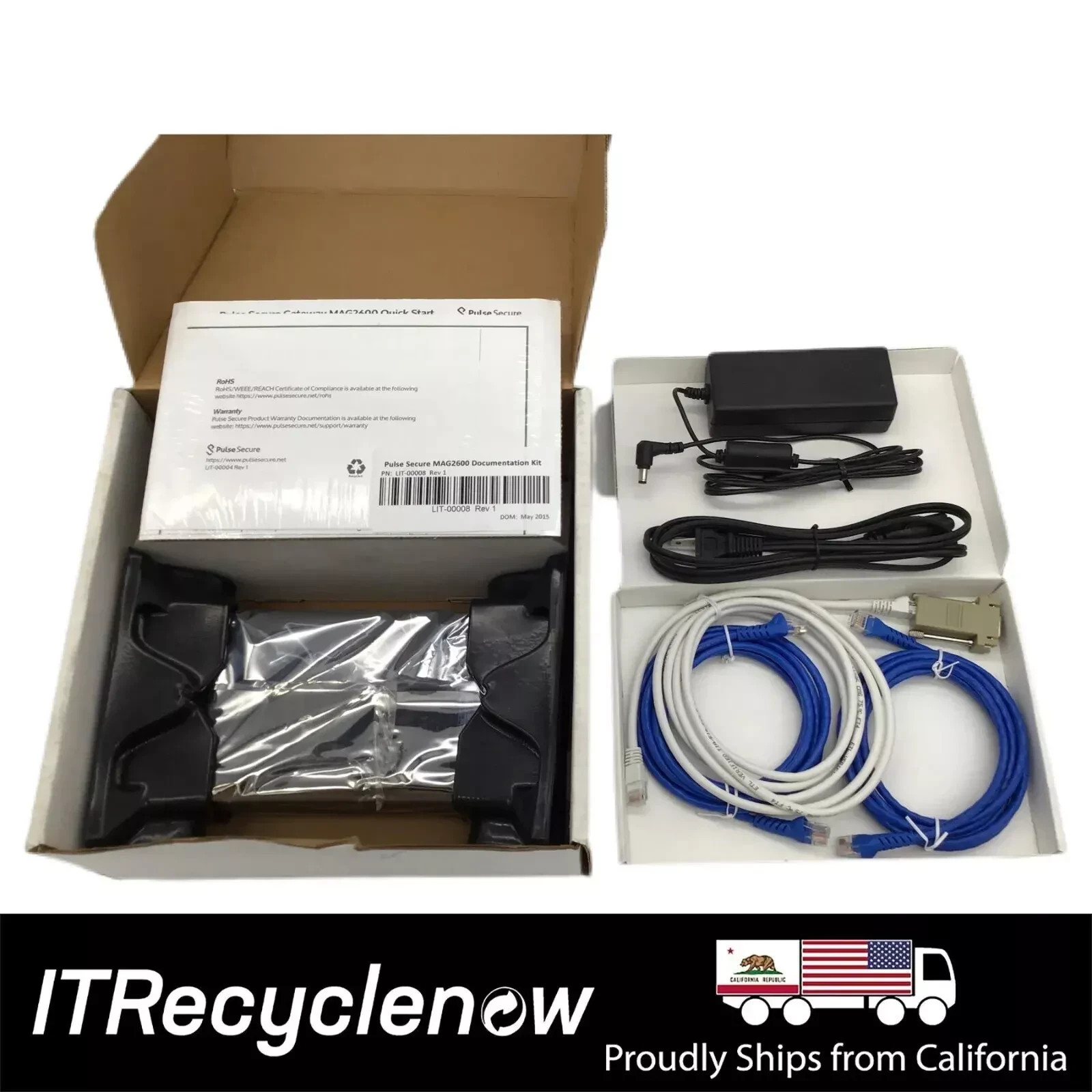 New Open Box  Pulse Secure Gateway Junos MAG2600 Security Gateway Appliance