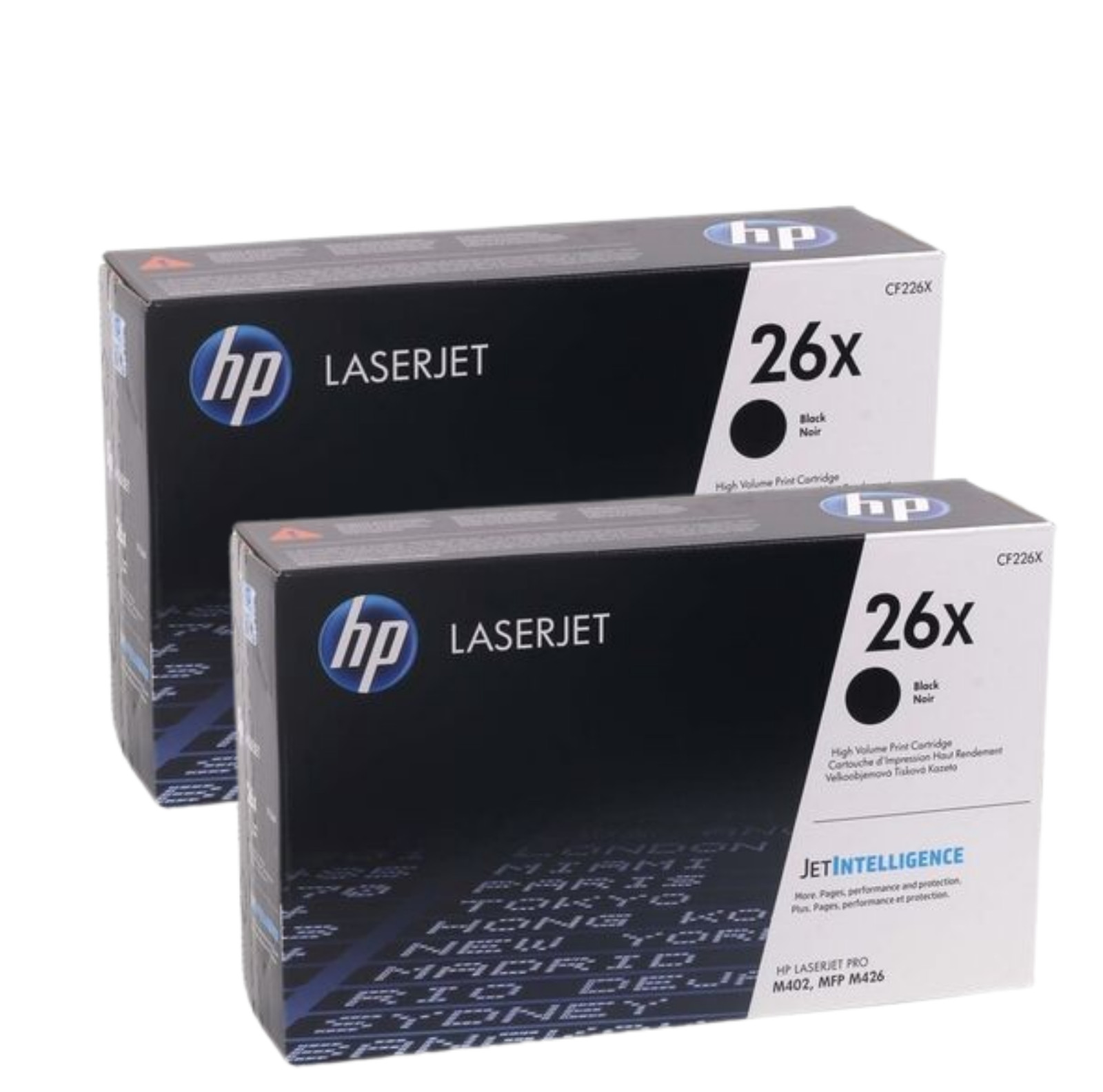 HP 26X Lot of 2 Black High Yield Toner Cartridge (CF226X) Sealed Box ✅