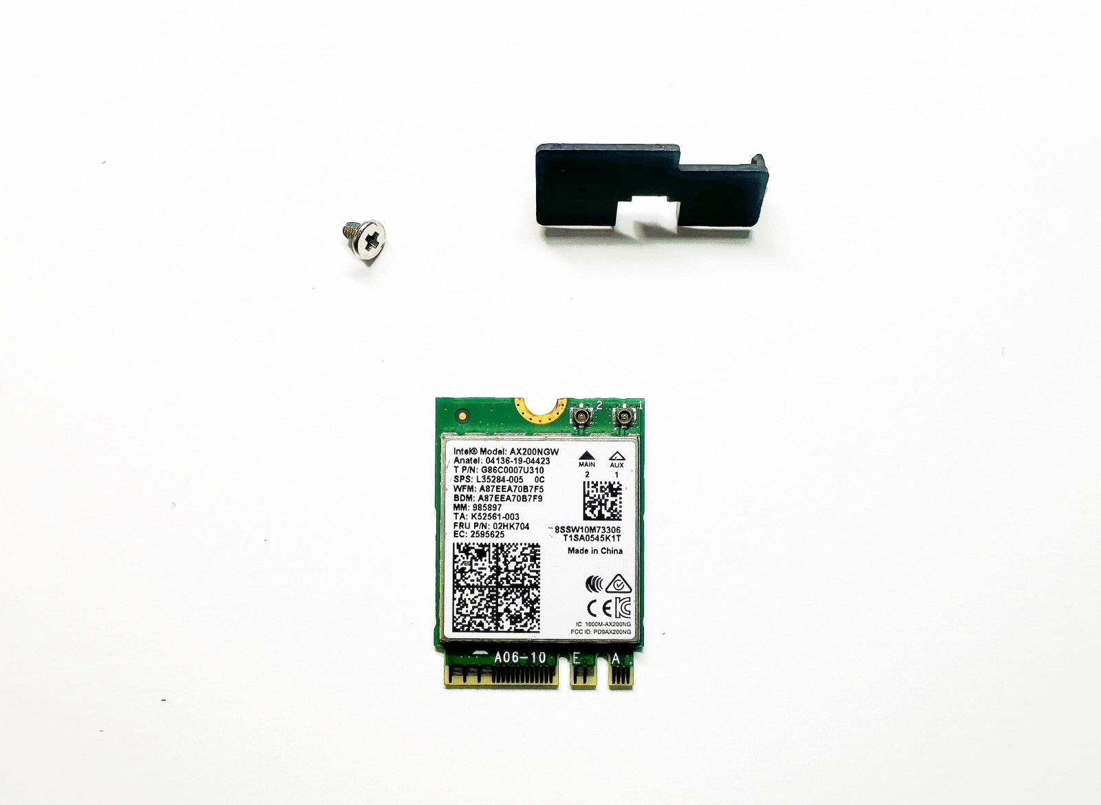 ✳Genuine Intel AX200NGW WiFi 6 Card 802.11ax Dual Band Bluetooth 5.0 M.2 2230