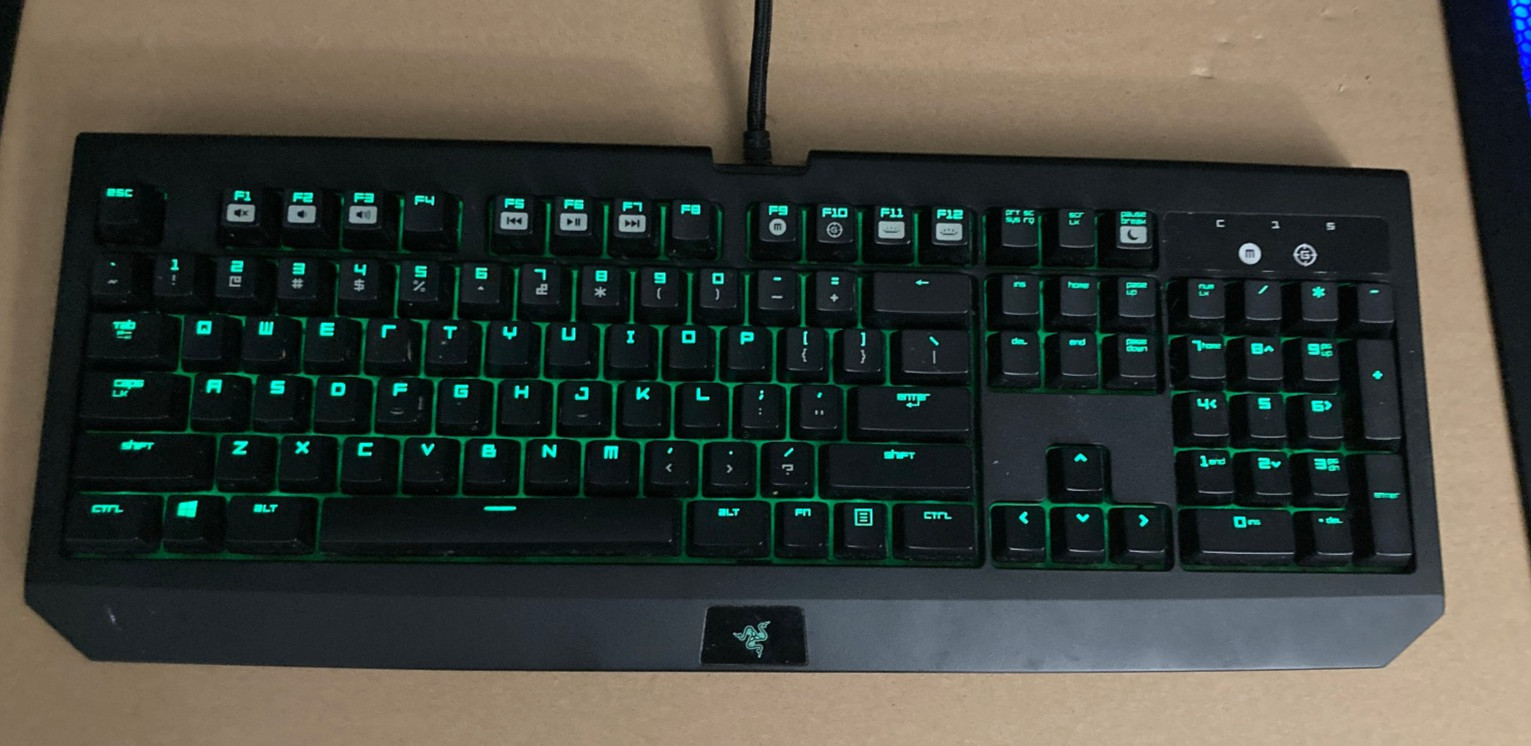 Razer Blackwidow Ultimate Mechanical Keyboard - Stealth 2016 Edition (RZ03-0170)