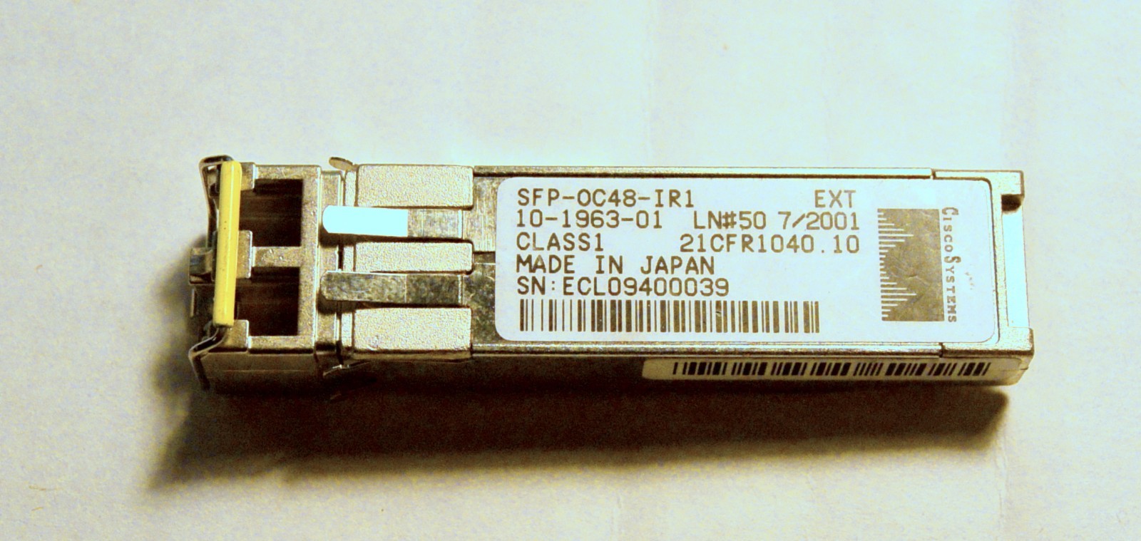 Genuine CISCO SFP-OC48-IR1 10-1963-01 