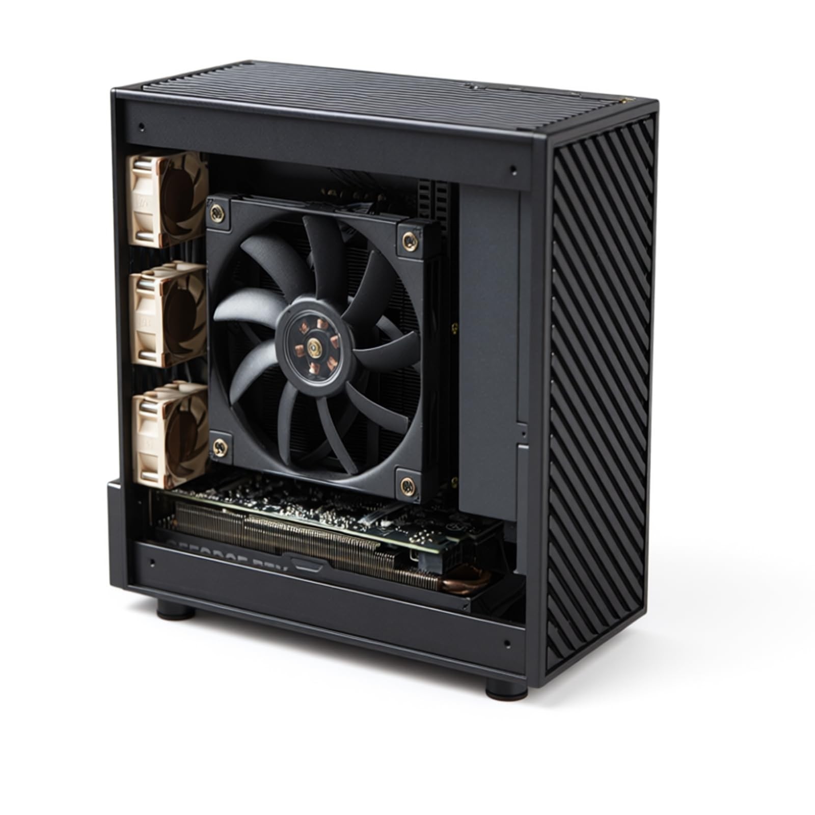 DIY Mini CNC Aluminum PC Case – Compact ITX Workstation Chassis for Low Profile