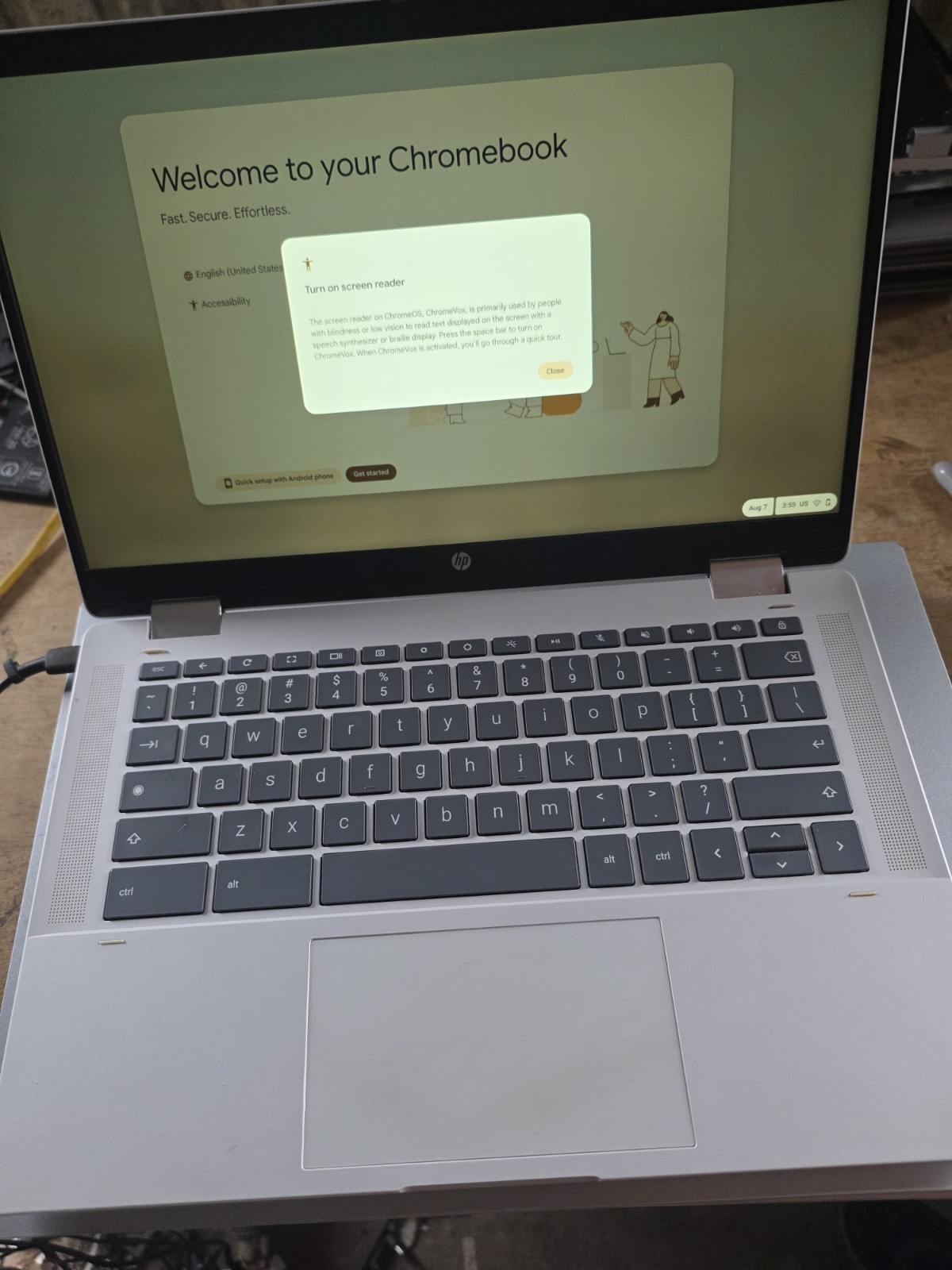 HP Chromebook x360 14b-cd0035cl 14" FHD Touch N200 8GB 128GB UFS ChromeOS