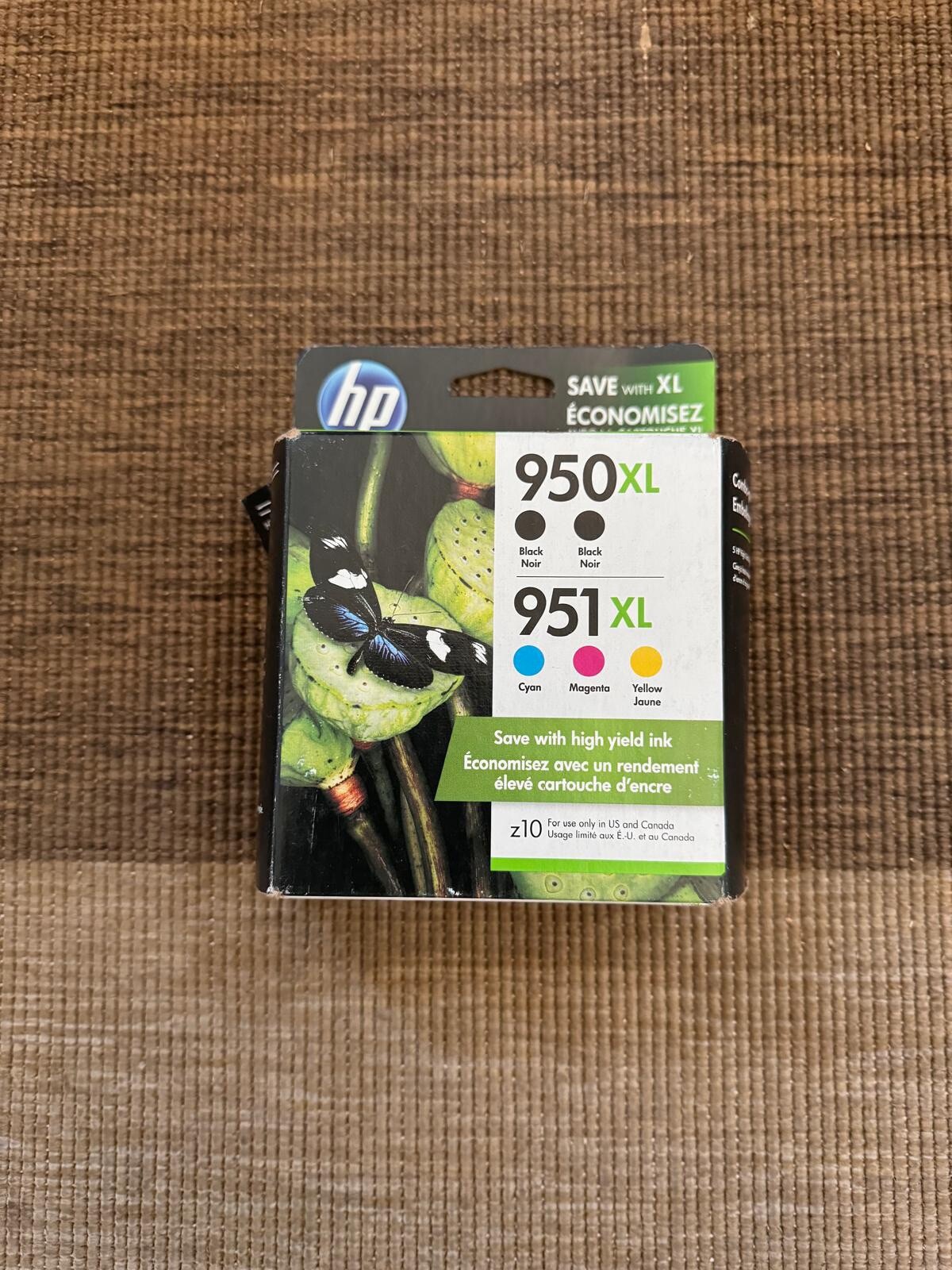 5-PACK HP GENUINE 950XL BLACK & 951XL COLOR INK (RETAIL BOX) OFFICEJET PRO 8620